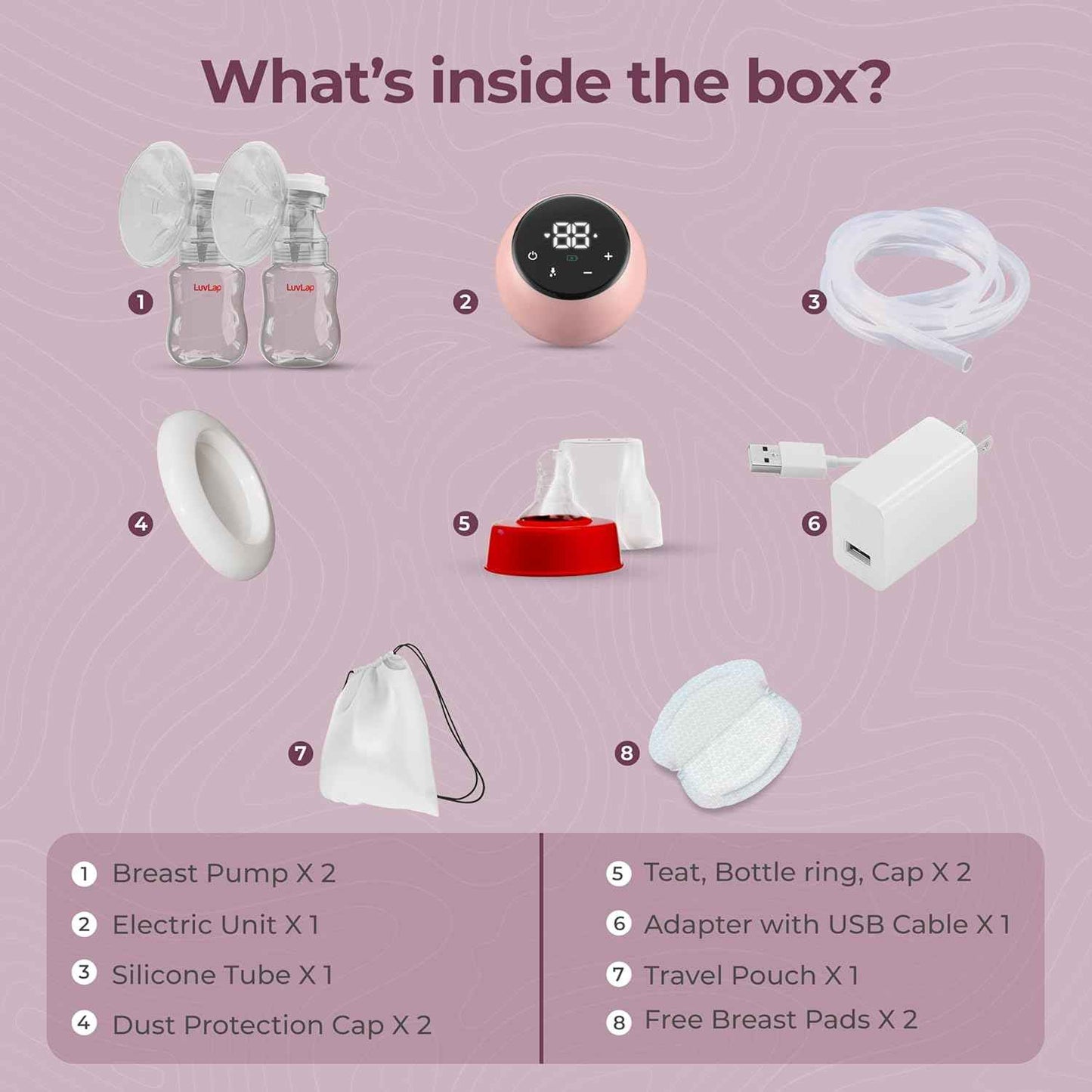 LUVLAP Adore Double Electric Breast Pump