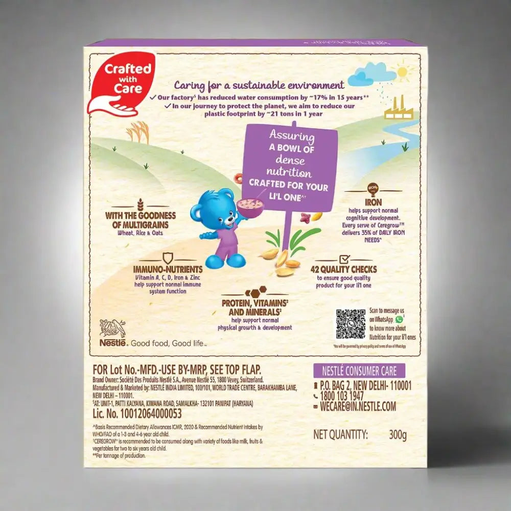 CEREGROW Kids Cereal with Multigrain - Feeding Formula