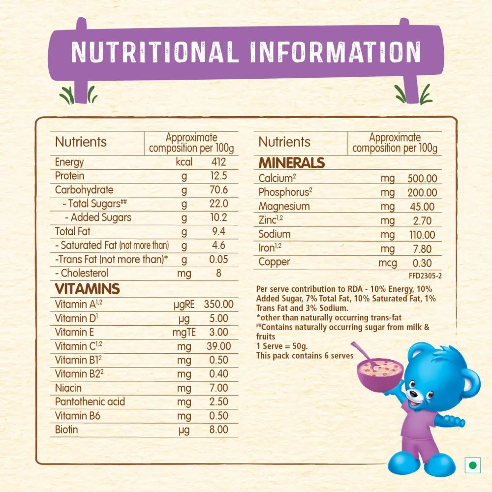 CEREGROW Kids Cereal with Multigrain - Feeding Formula