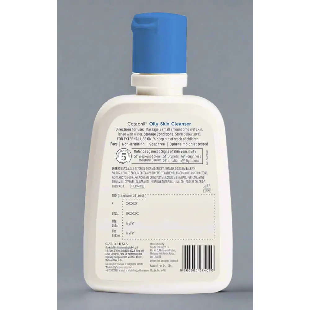 CETAPHIL OIL SKIN CLEANSER 125ML - Mom Essentials