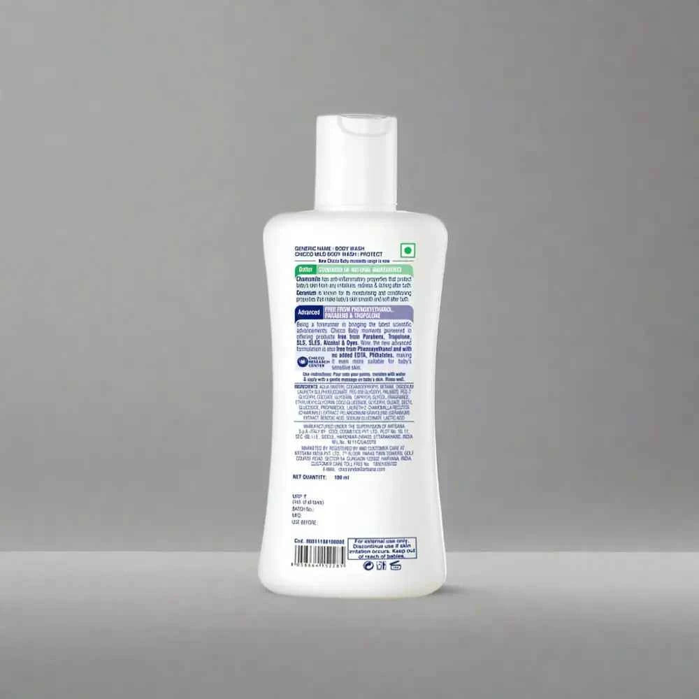 CHICCO BABY MILD BODY WASH 100ML