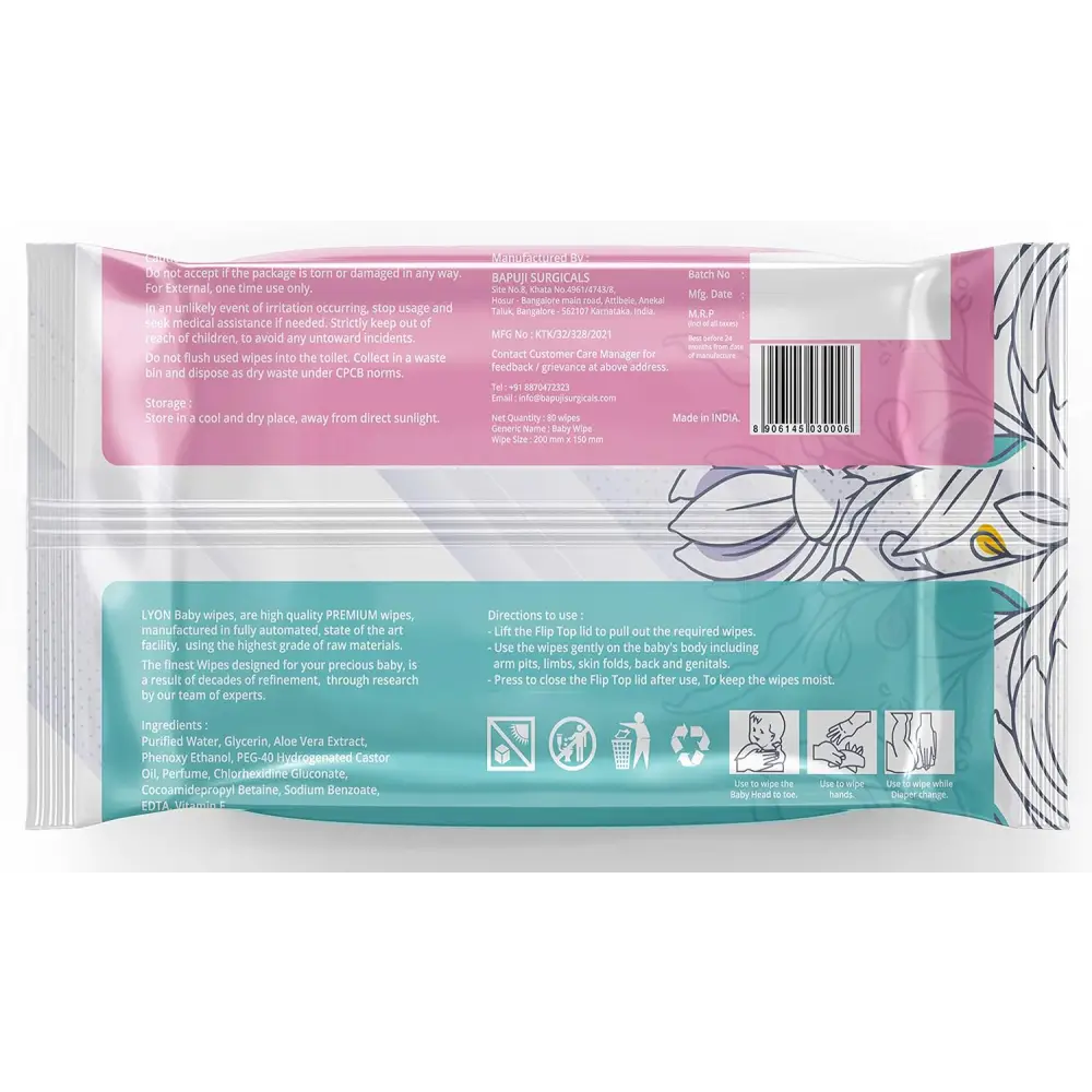lyon baby wet wipes - Baby Essentials