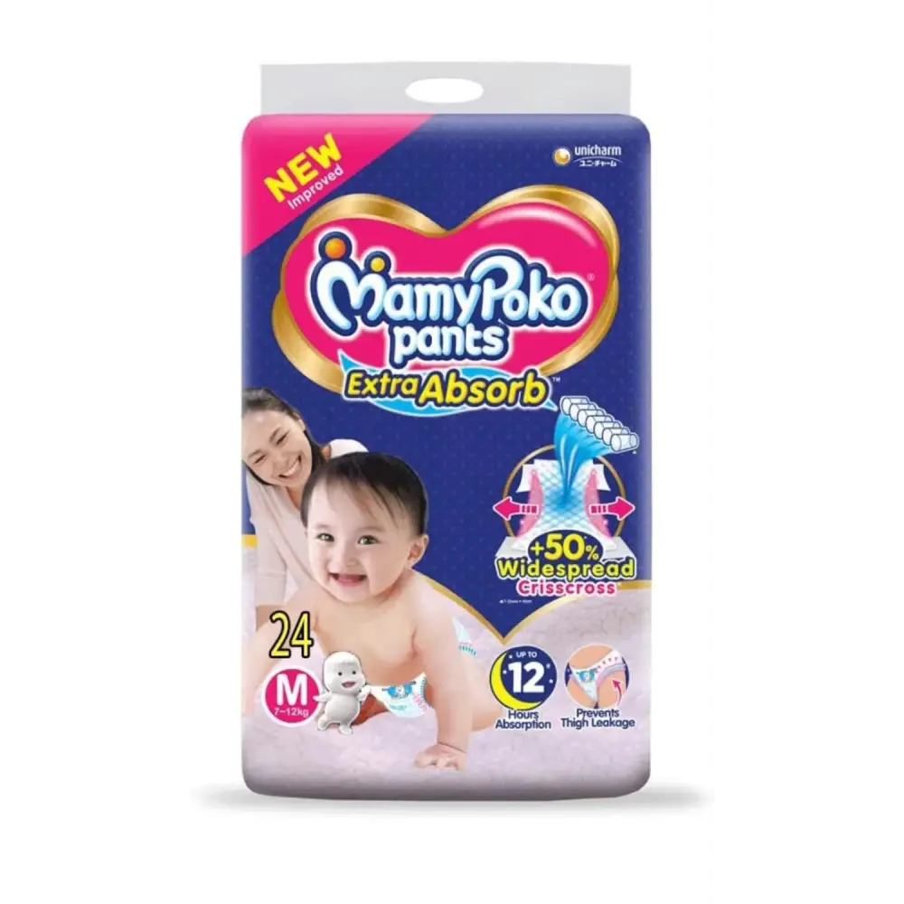 MAMY POKO PANTS M-22 + 2 EXTRA ABSORB - Baby Essentials