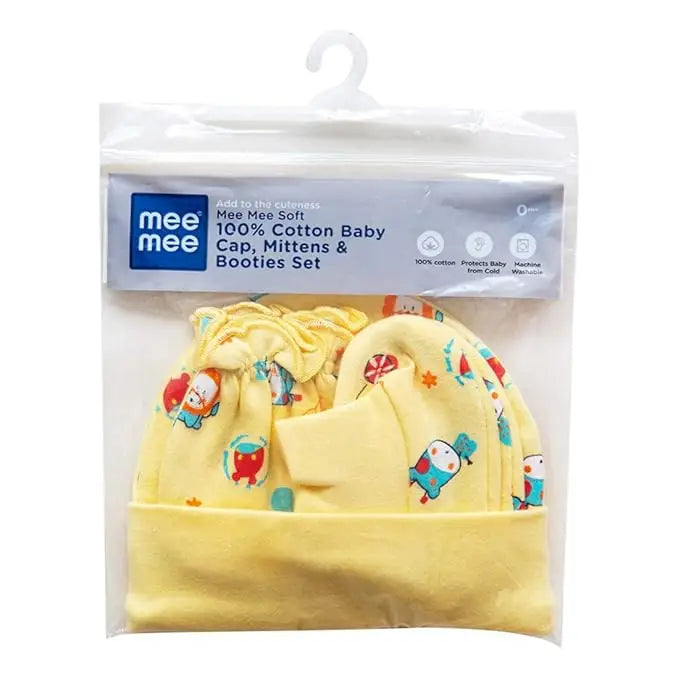 MEE MEE CAP MITTEN BOOTIES SET - Baby Essentials