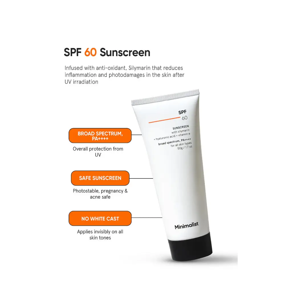 Minimalist SPF 60 PA + + Face Sunscreen - General product