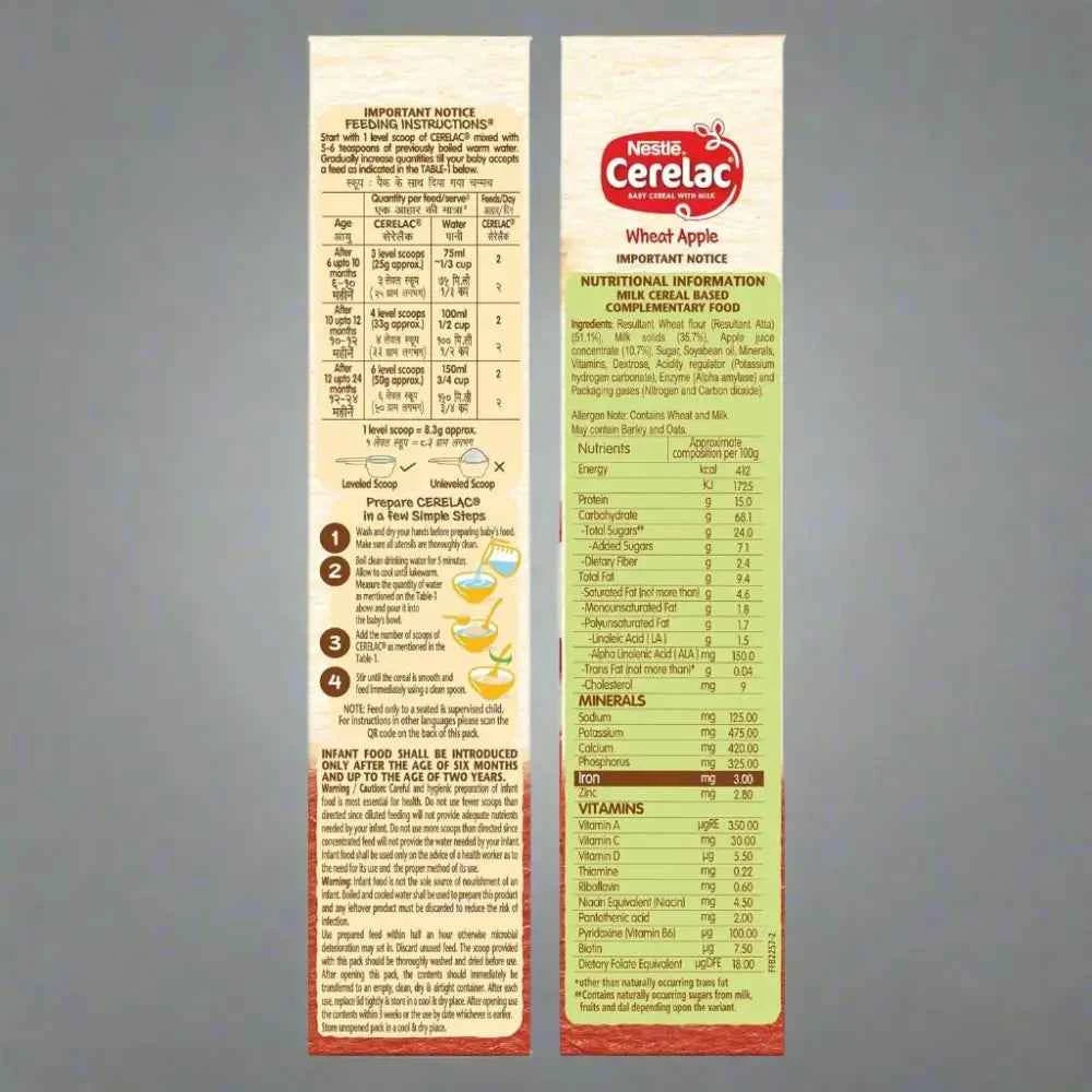 Nestlé CERELAC Baby Cereal with Wheat & Apple