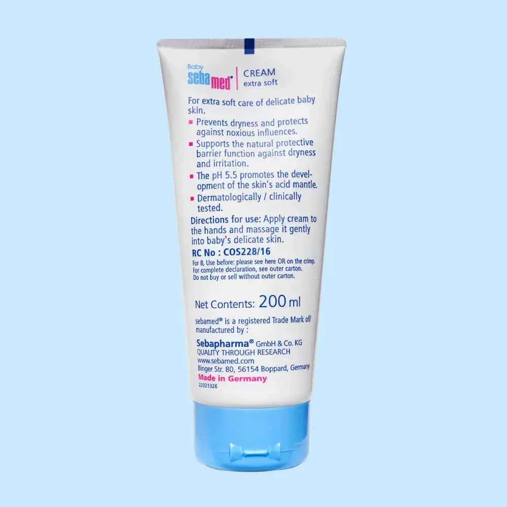 SebaMed Baby Cream Extra Soft 200ml - Ovum Baby Buddy