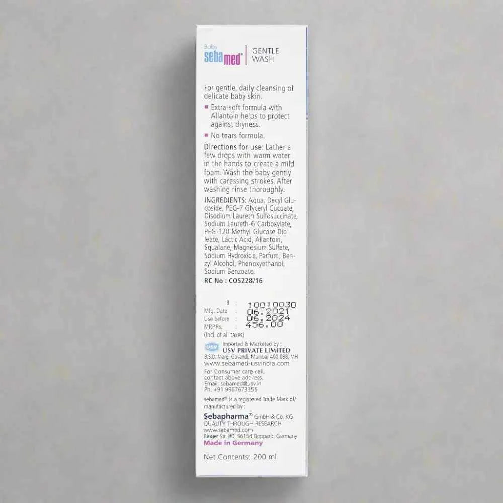 SEBAMED BABY GENTLE WASH 200ML