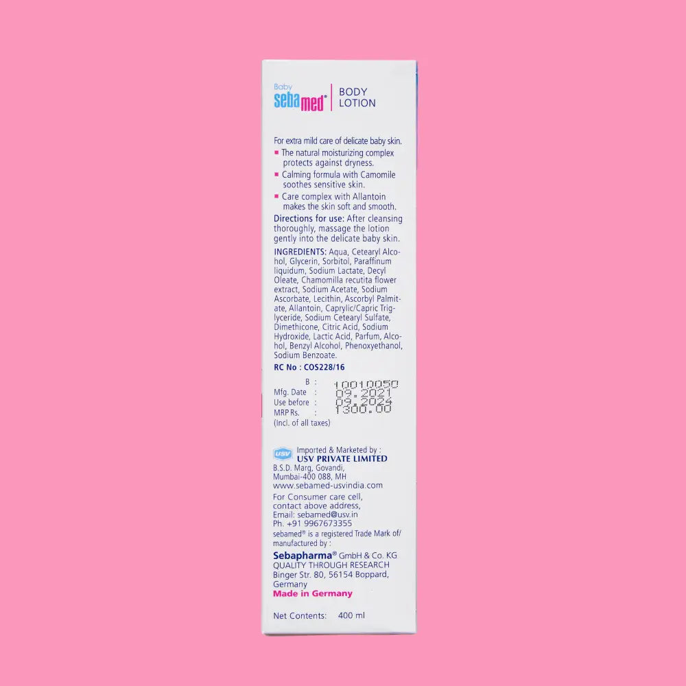 SebaMed Baby Lotion 400ml - Bath and Body