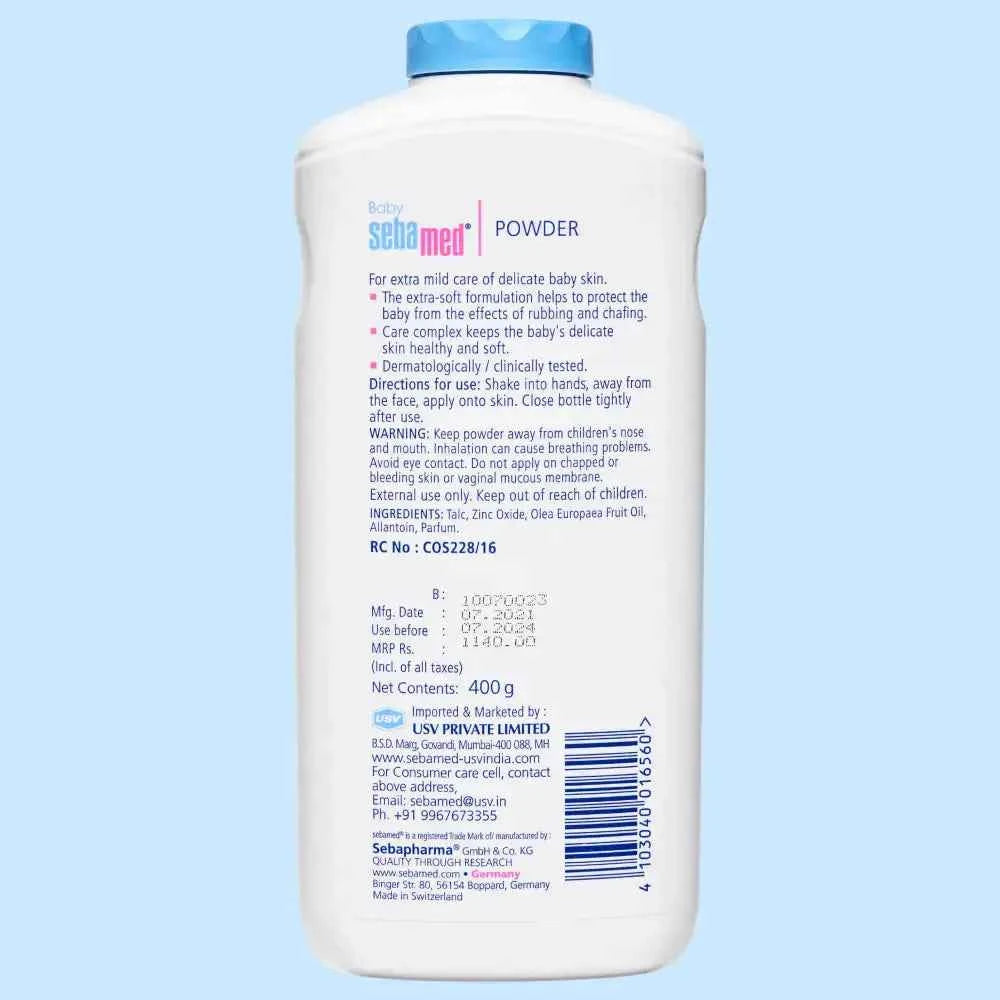 SebaMed Baby Powder 400g - Ovum Baby Buddy