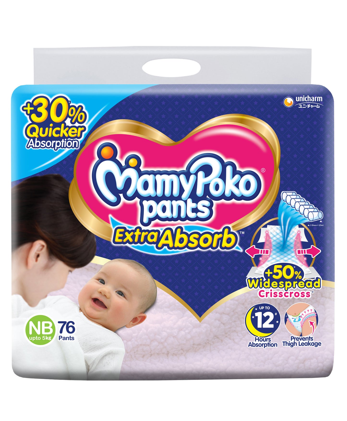 MAMY POKO PANTS NB-96 EXTRA ABSORB