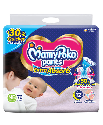 MAMY POKO PANTS NB-96 EXTRA ABSORB