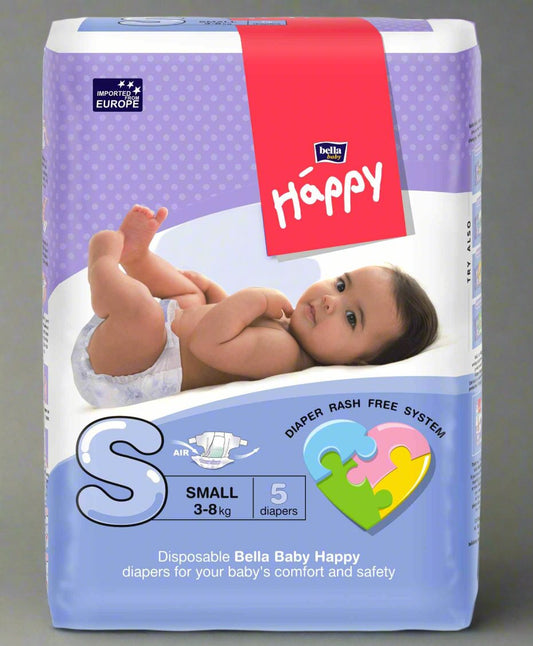 BABY DIAPERS SMALL 5's