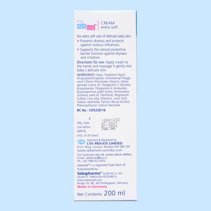 SebaMed Baby Cream Extra Soft 200ml