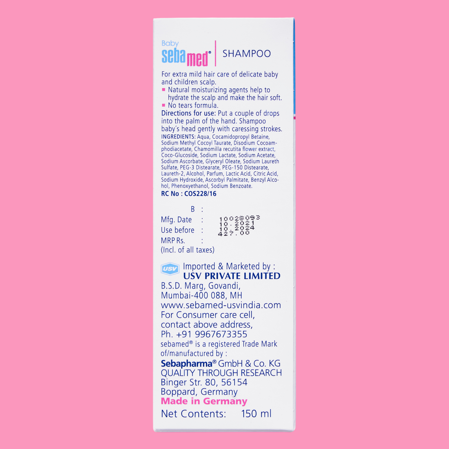 SebaMed Baby Shampoo 150ml