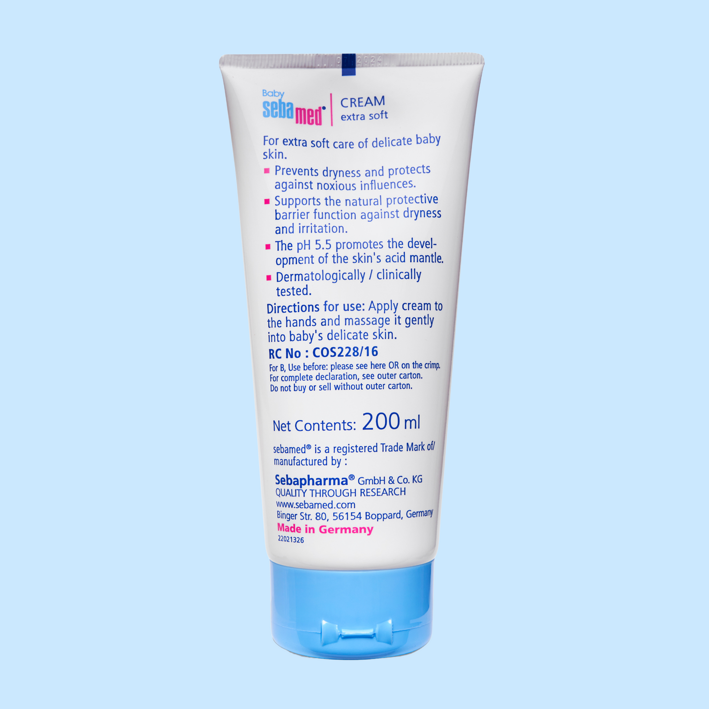 SebaMed Baby Cream Extra Soft 200ml