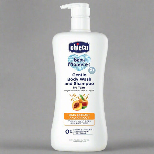 CHICCO BABY GENTLE WASH & SHAMPOO 500ML