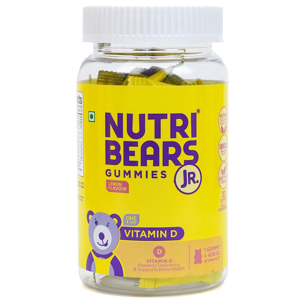 NutriBears Vitamin D Gummies for Kids and Adults