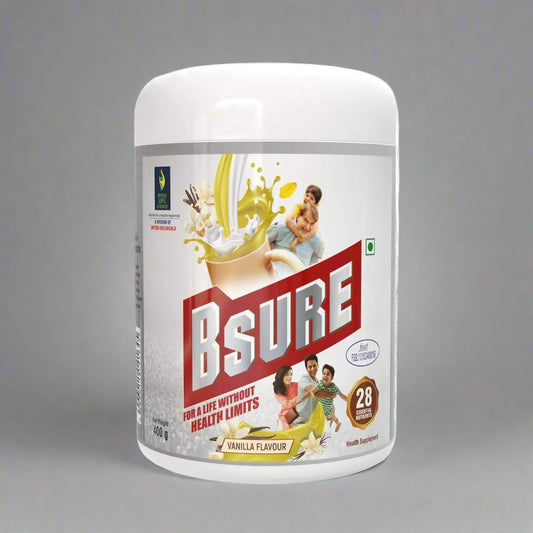 B SURE 400GM POWDER VANILLA