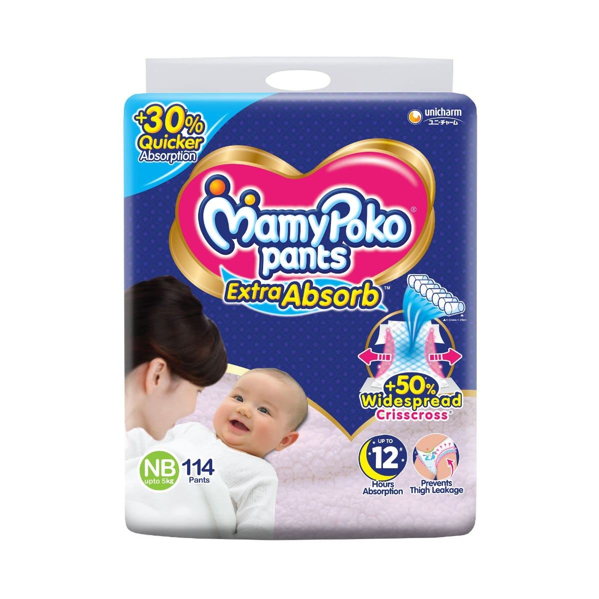 MAMY POKO PANTS NB-114 EXTRA ABSORB