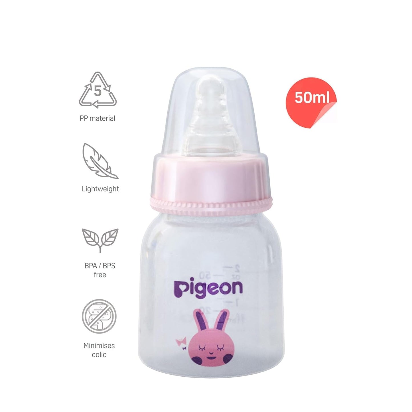 PIGEON FEEDING BOTTLE 50ML