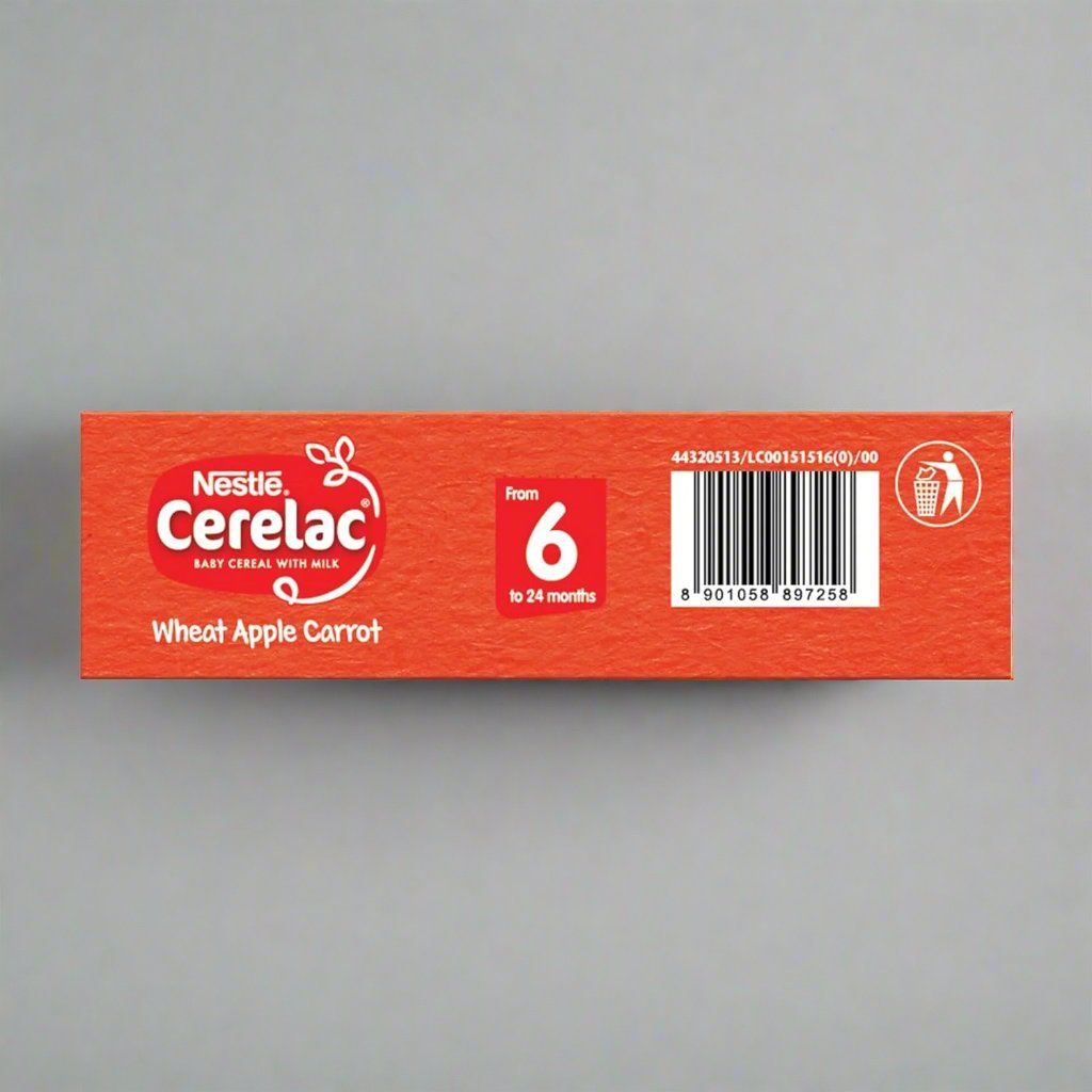 Nestle Cerelac Baby Cereal with Milk Wheat Apple Carrot