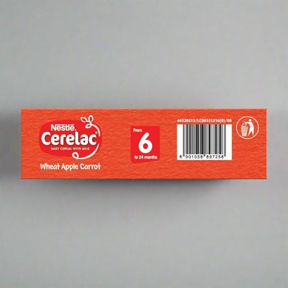 Nestle Cerelac Baby Cereal with Milk Wheat Apple Carrot