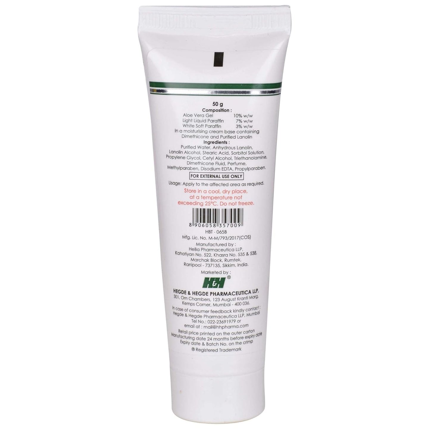 DERMADEW ALOE CREAM 50 GM