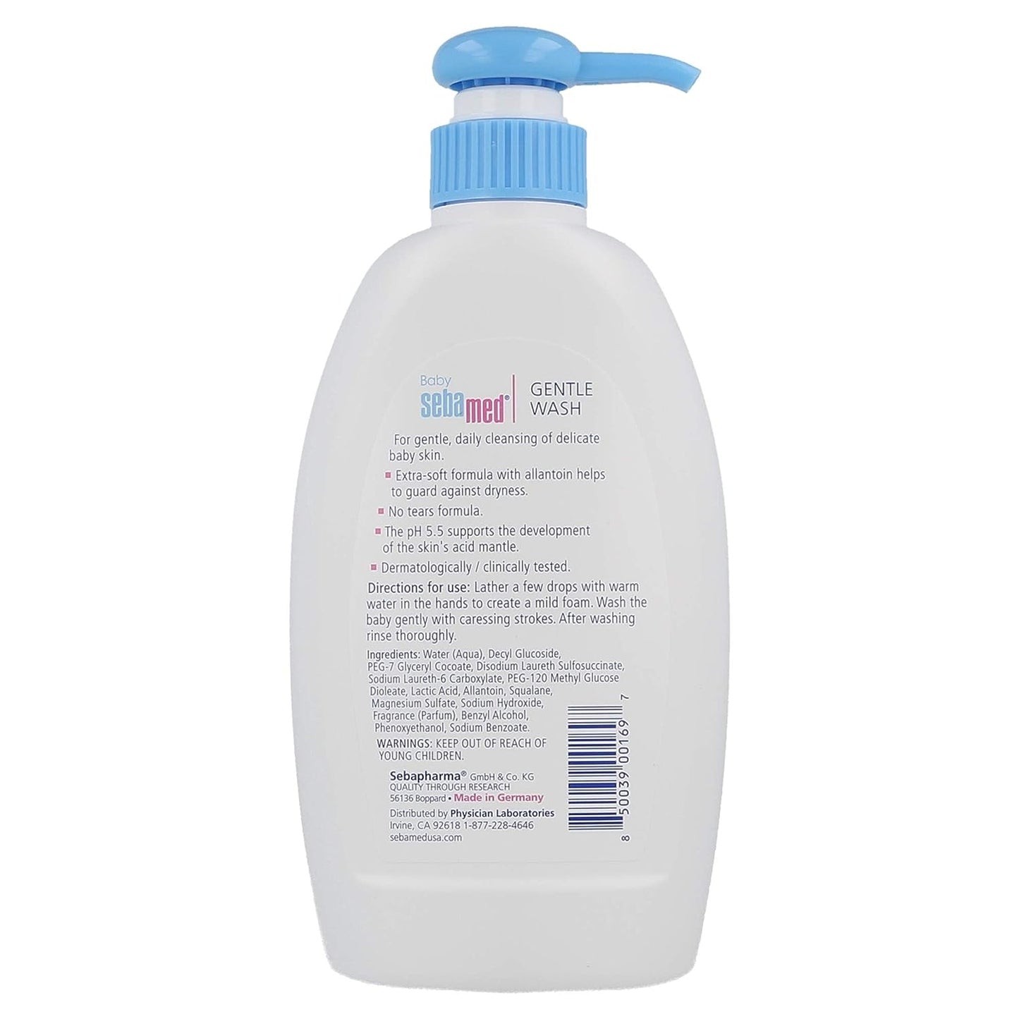 SEBAMED BABY GENTLE  WASH (PUMP) 400ML