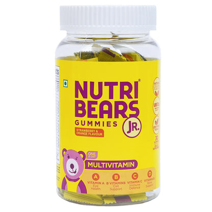 NutriBears Kids Multivitamin Gummies with Vitamins A, C, B, D, and Zinc