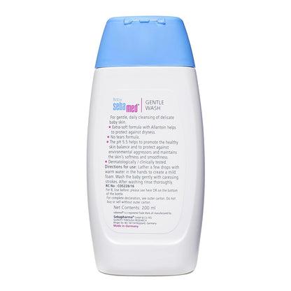 SEBAMED BABY GENTLE  WASH (PUMP) 200ML