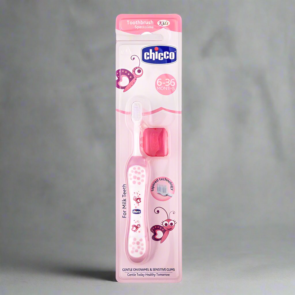 CHICCO TOOTH BRUSH PINK (6M - 36M) SuccessSH PINK (6M - 36M)