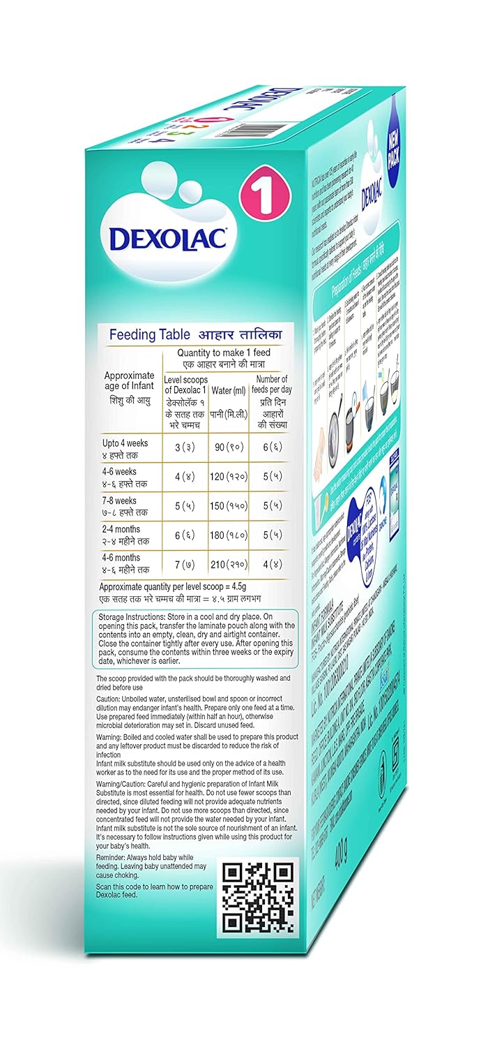 DEXOLAC NO-1 REFIL 400GM