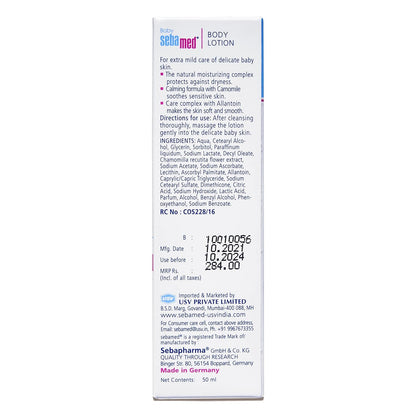 SEBAMED 50ML BABY LOTION