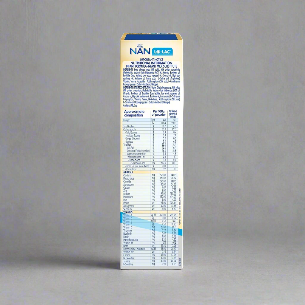 NAN LO LAC INFANT FORMULA