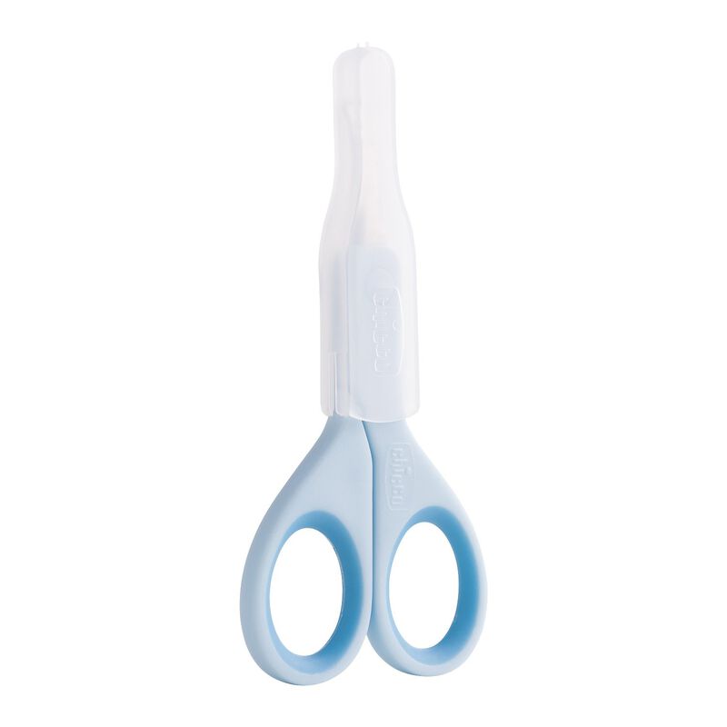 CHICCO NAIL SCISSORS (LIGHT BLUE)