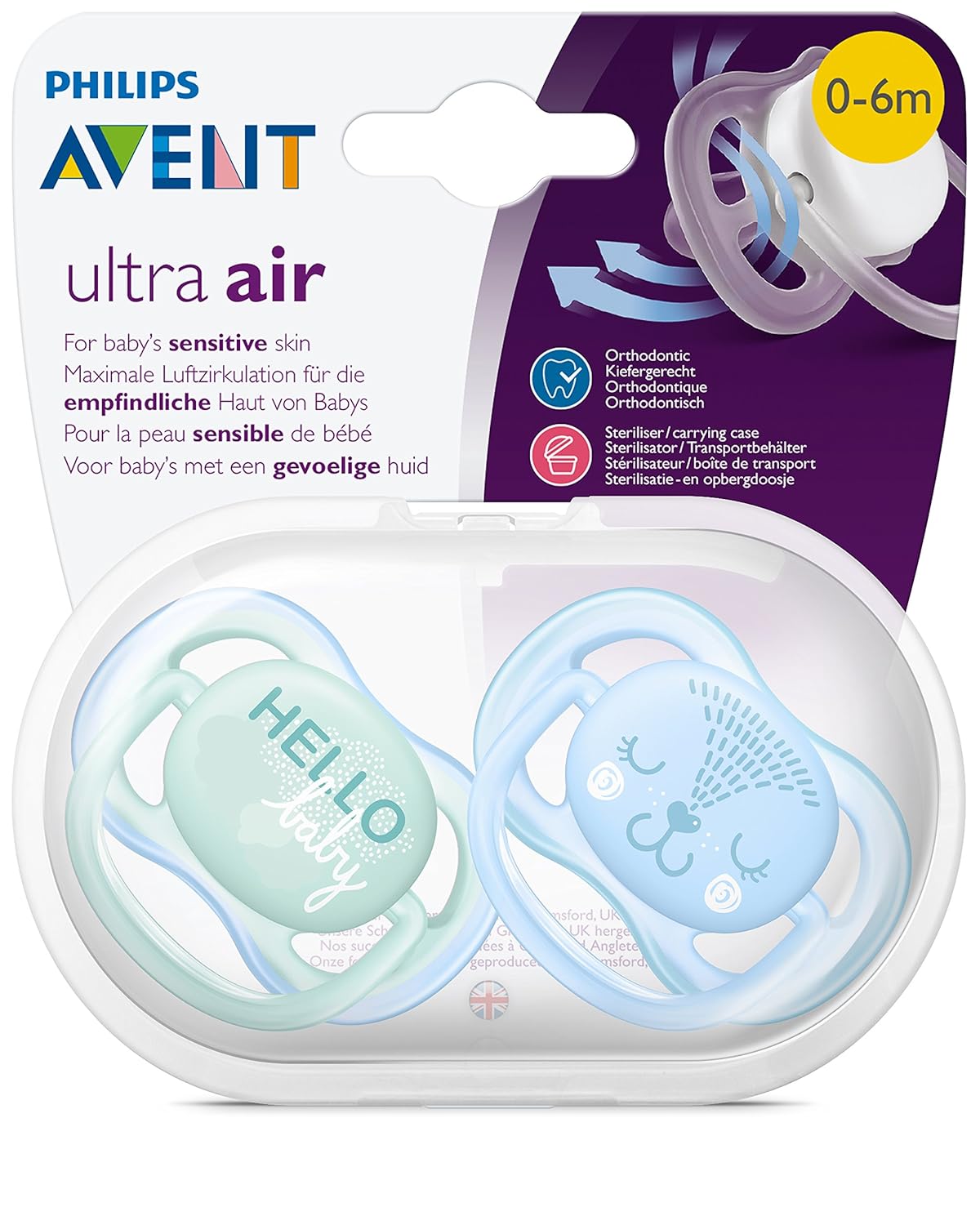 Philips Avent ultra air pacifier SCF342/20