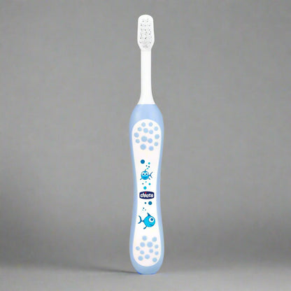 CHICCO FIRST MILK TEETH TOOTH BRUSH BLUE