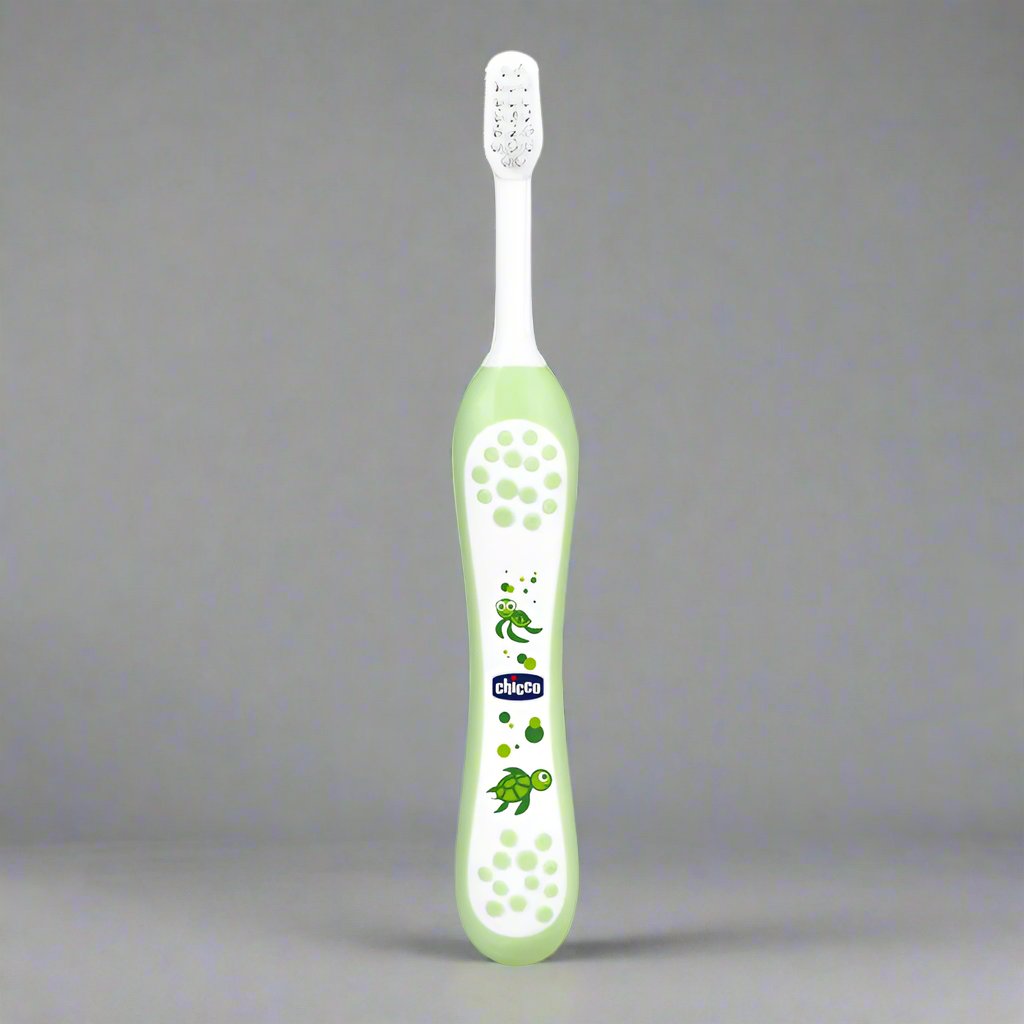 CHICCO FIRST MILK TEETH TOOTH BRUSH GREEN