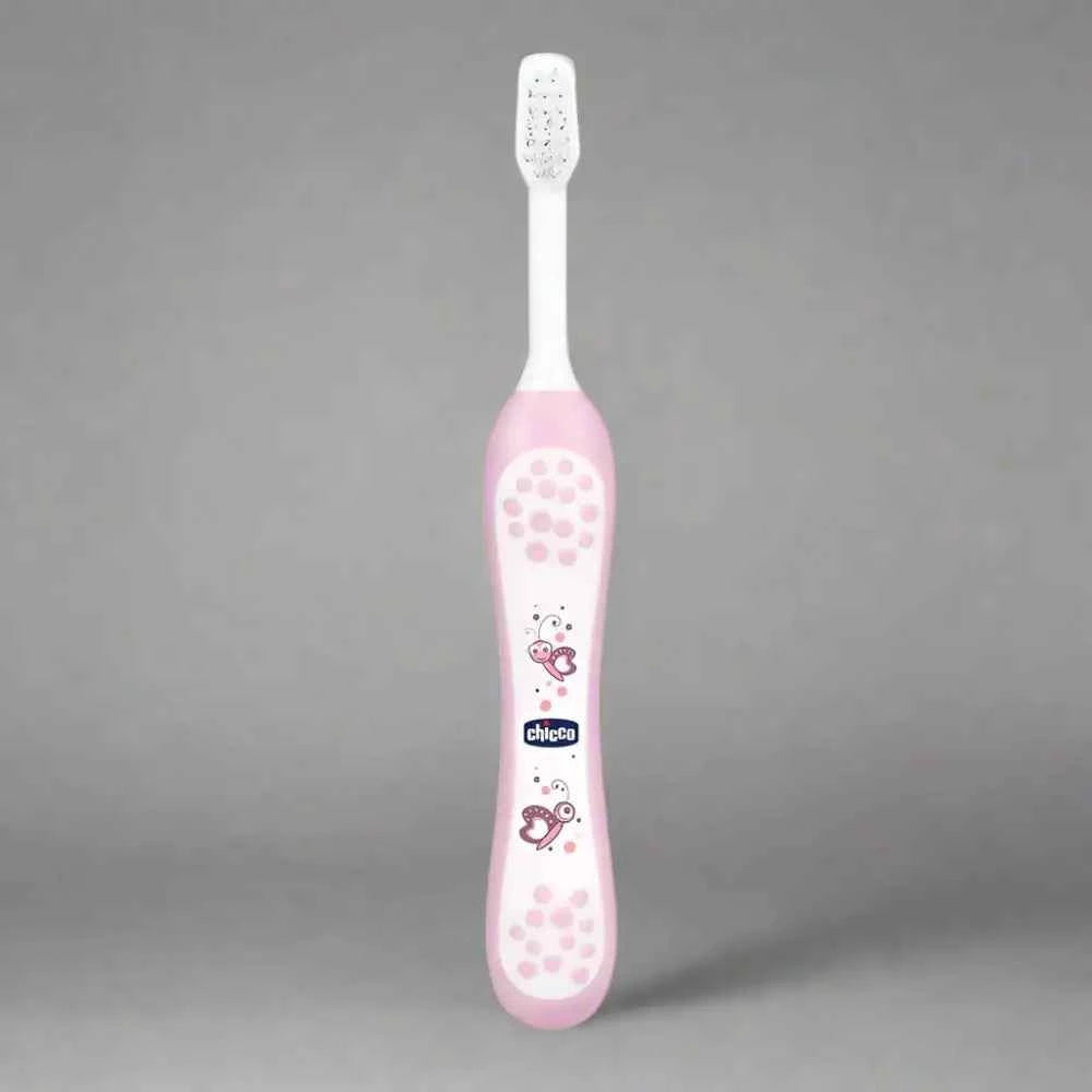 CHICCO TOOTH BRUSH PINK (6M - 36M) SuccessSH PINK (6M - 36M)