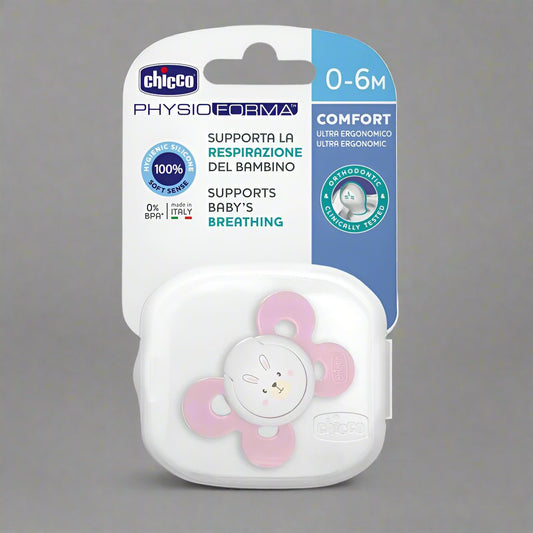 CHICCO BABY SOOTHER PH PINK 0-6 MONTH