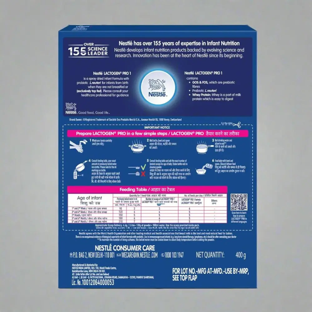 LACTOGEN STAGE 1 - Feeding Formula