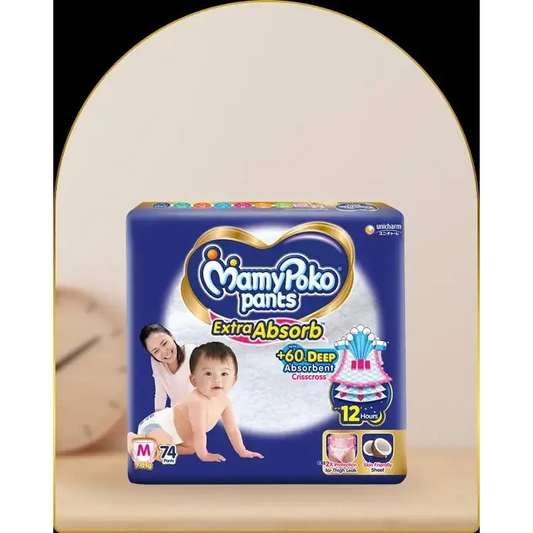 MAMY POKO PANTS M - 74 EXTRA ABSORB - Baby Essentials