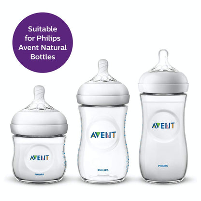 Philips Avent Natural 2. 0 Teat Fast Flow for 6 Months+ (Set of 2 Units) SCF044/27